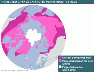 Areas de Permafrost