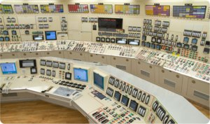 Sala de control de una central nuclear